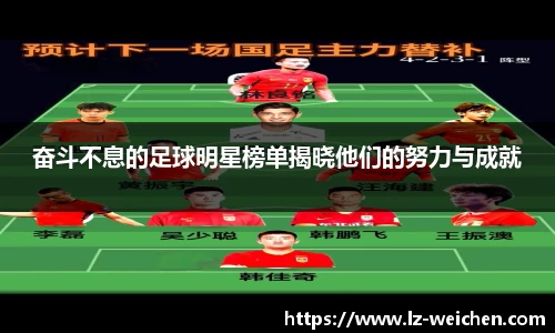 奋斗不息的足球明星榜单揭晓他们的努力与成就